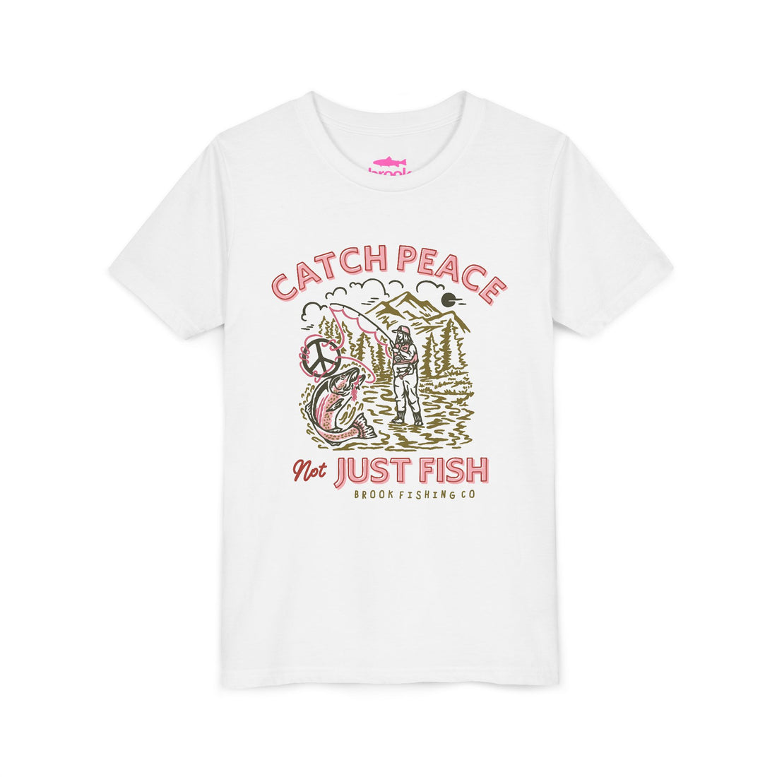 Catch Peace Not Just Fish Youth Tee