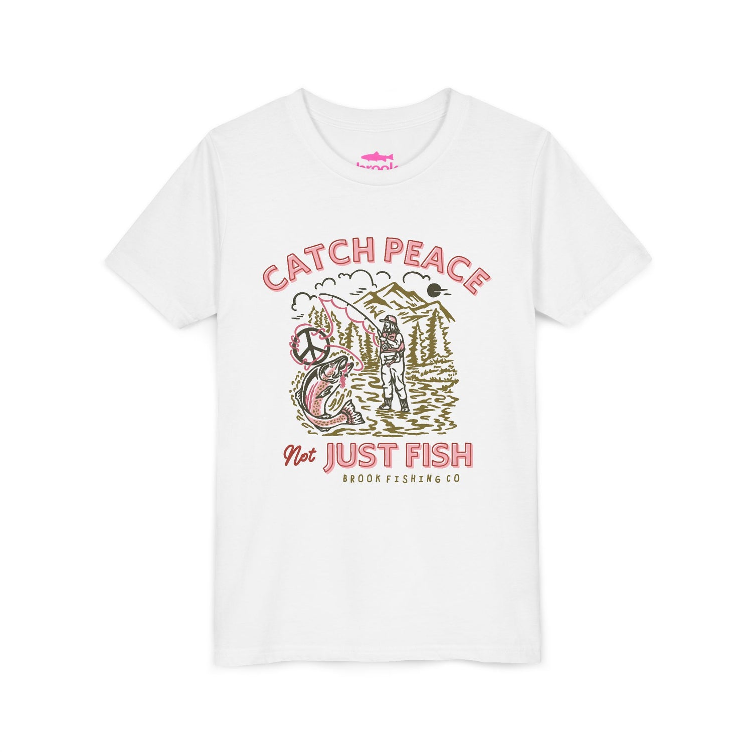 Catch Peace Not Just Fish Youth Tee