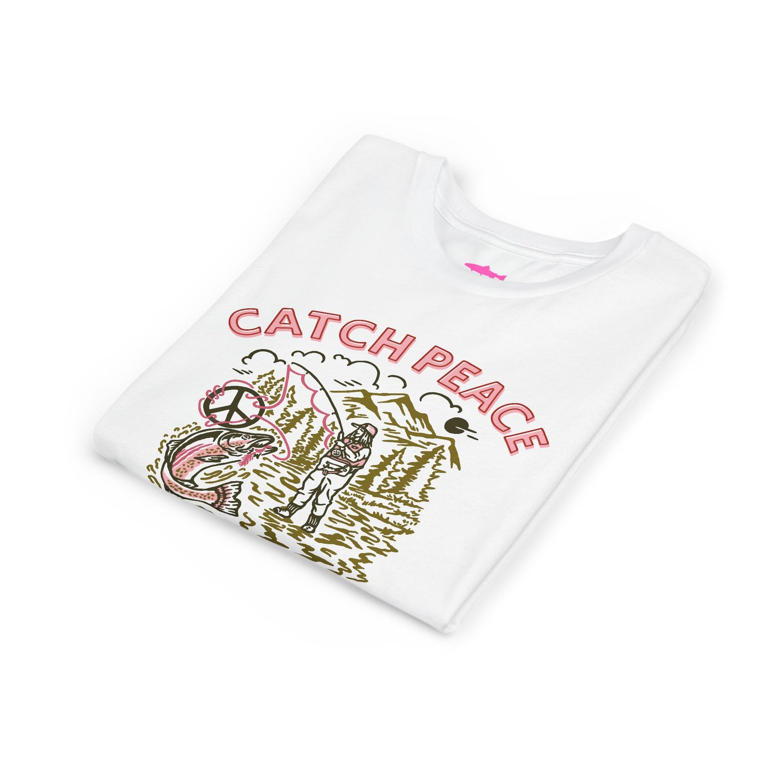 Catch Peace Not Just Fish Youth Tee