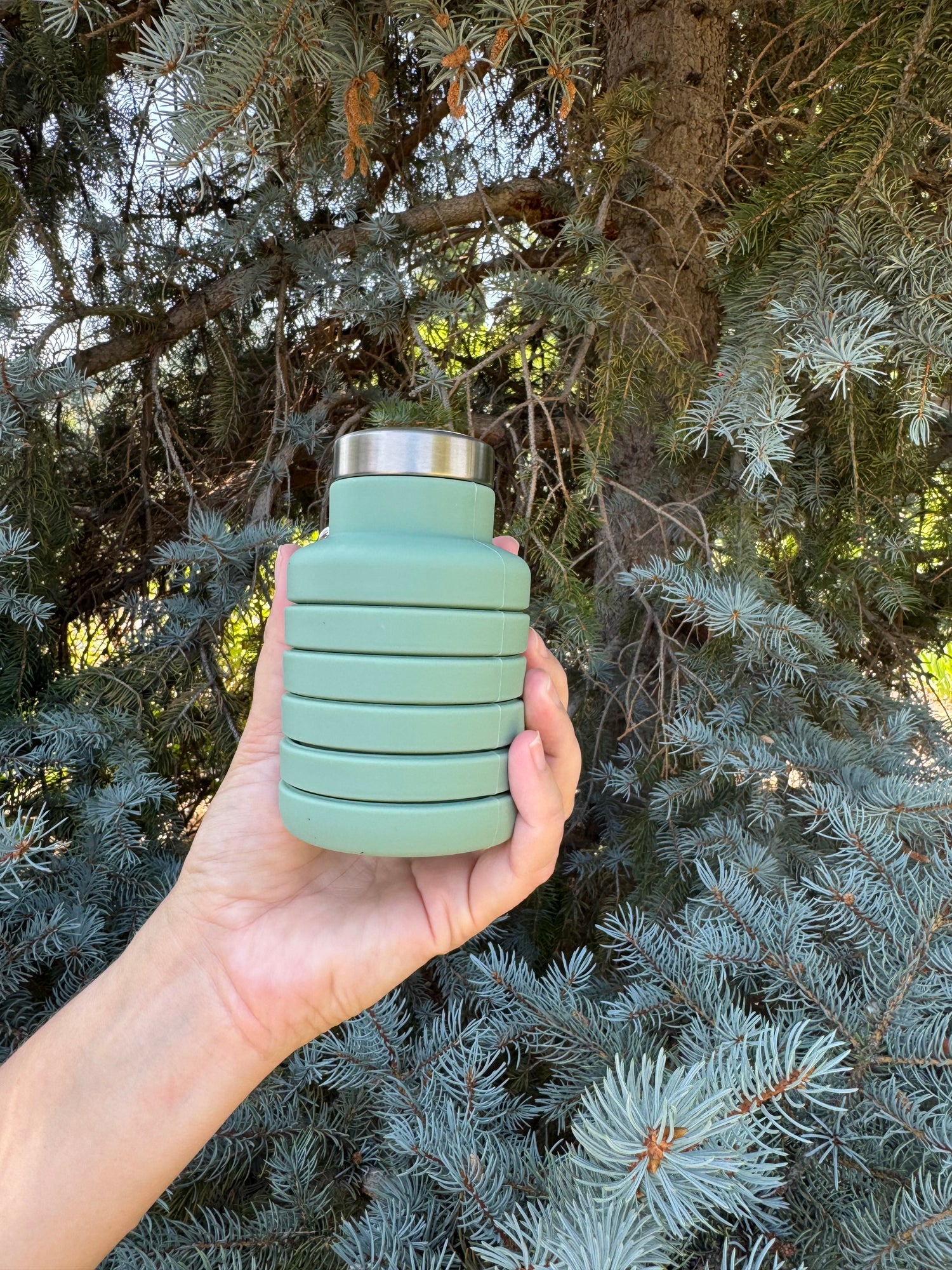 Collapsing Silicone Water-bottle