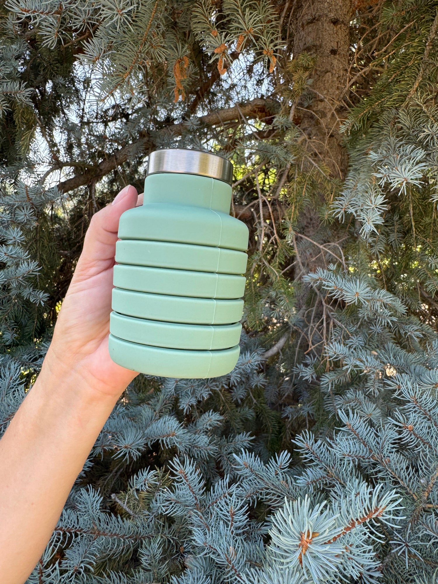 Collapsing Silicone Water-bottle