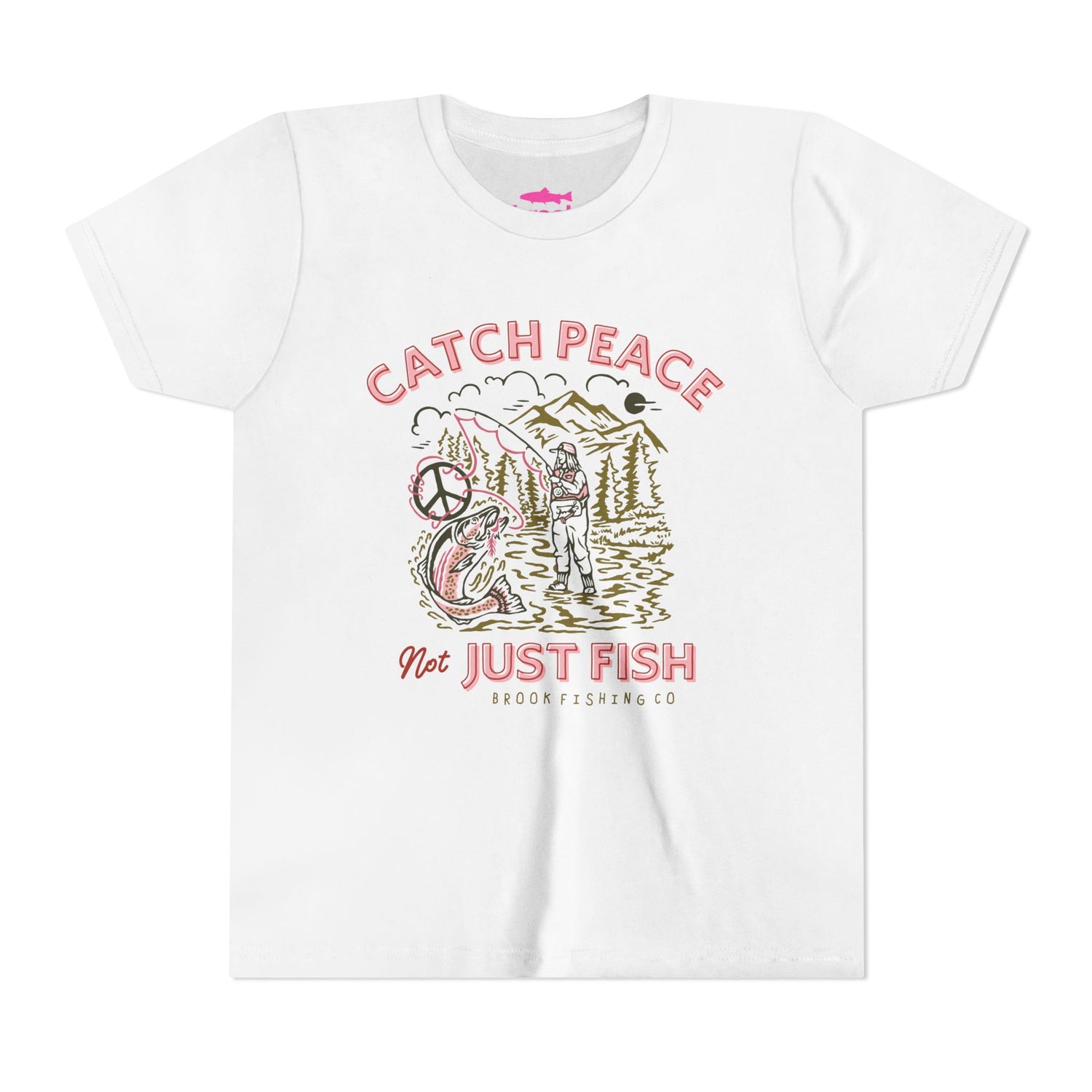 Catch Peace Not Just Fish Youth Tee