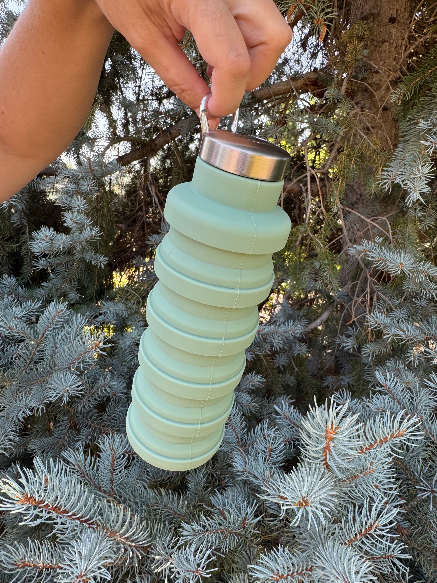 Collapsing Silicone Water-bottle