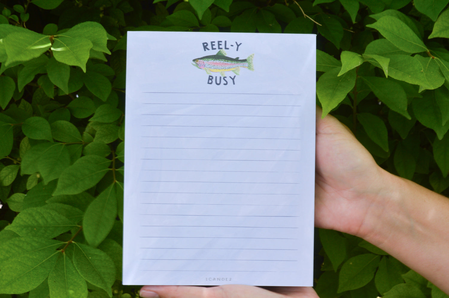 Reely Busy Note Pad