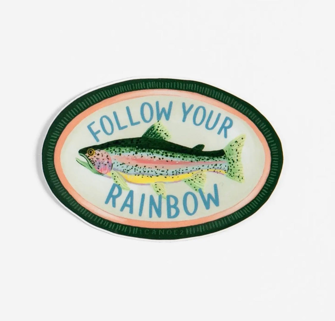 Follow Your Rainbow Sticker Decal