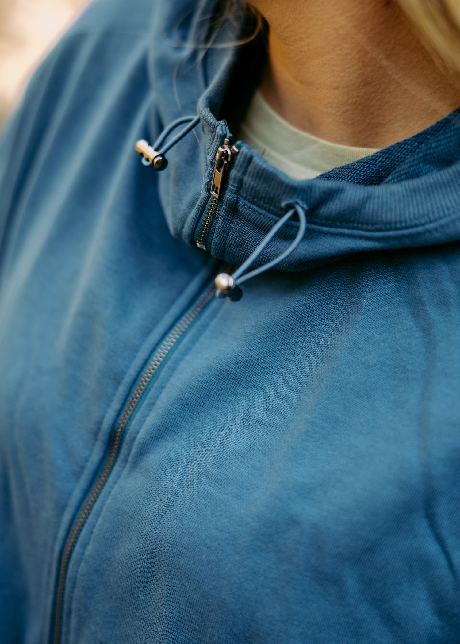 Half-Zip French Terry Fishing Hoodie