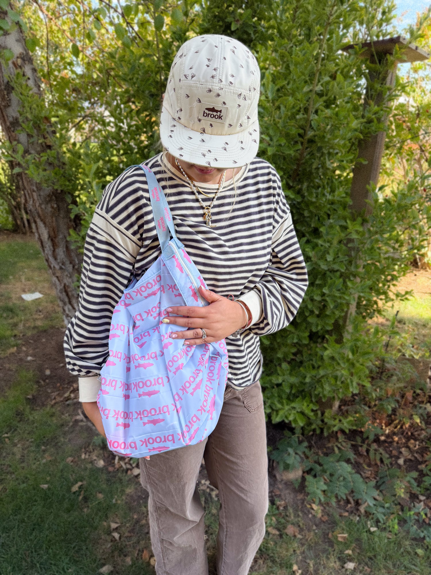 Fishing Hobo Foldable Bag