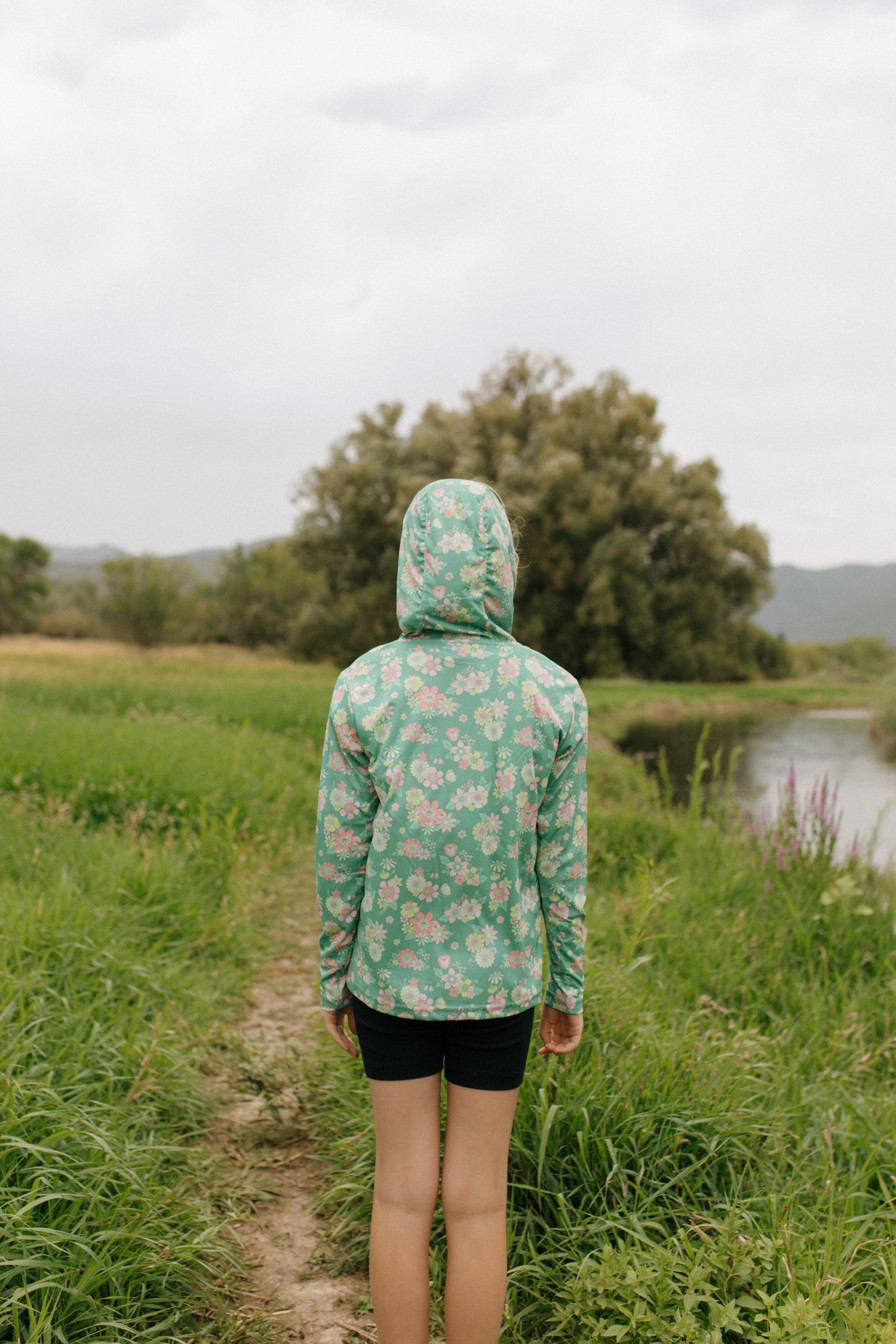 Girls Fishing Sun Shirt