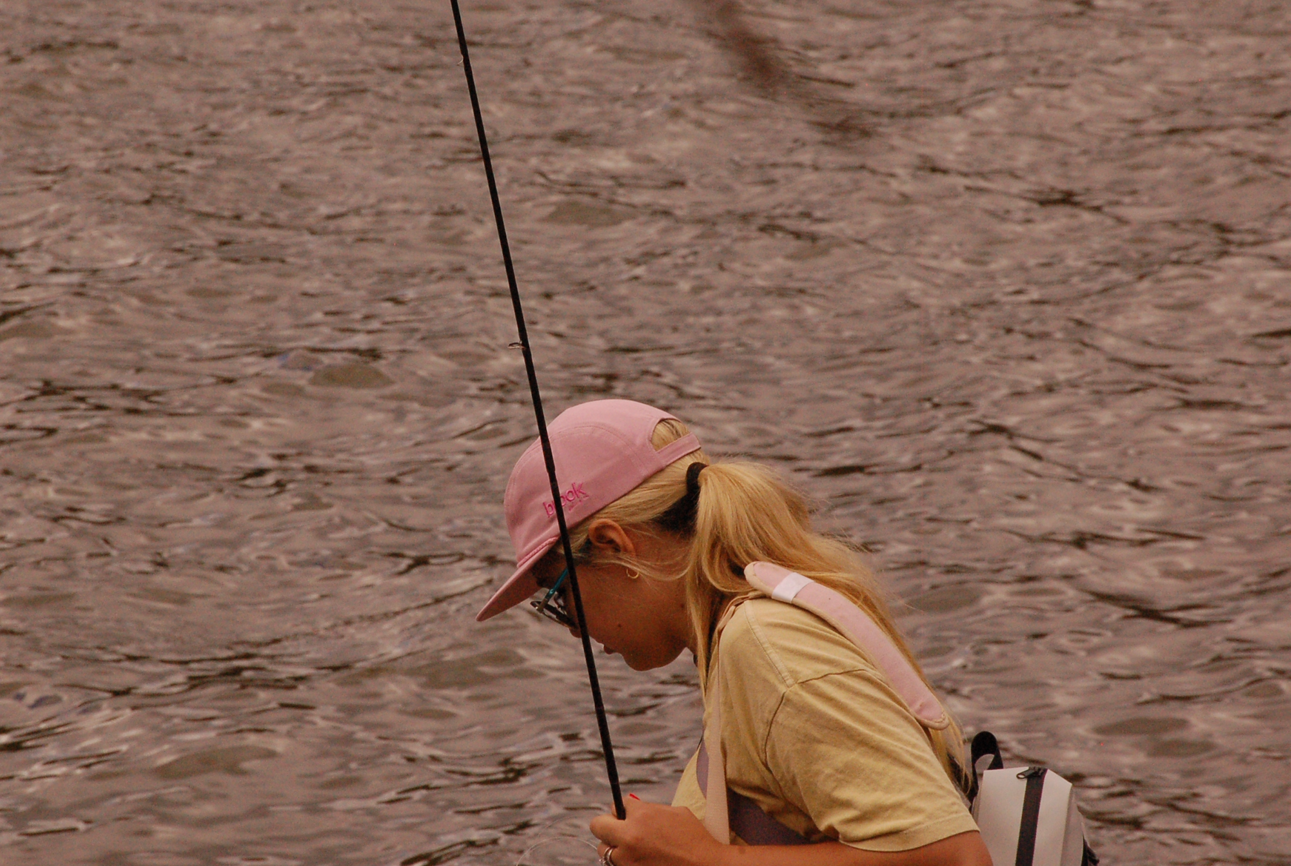 Brook Pink Flat-Brim Hat