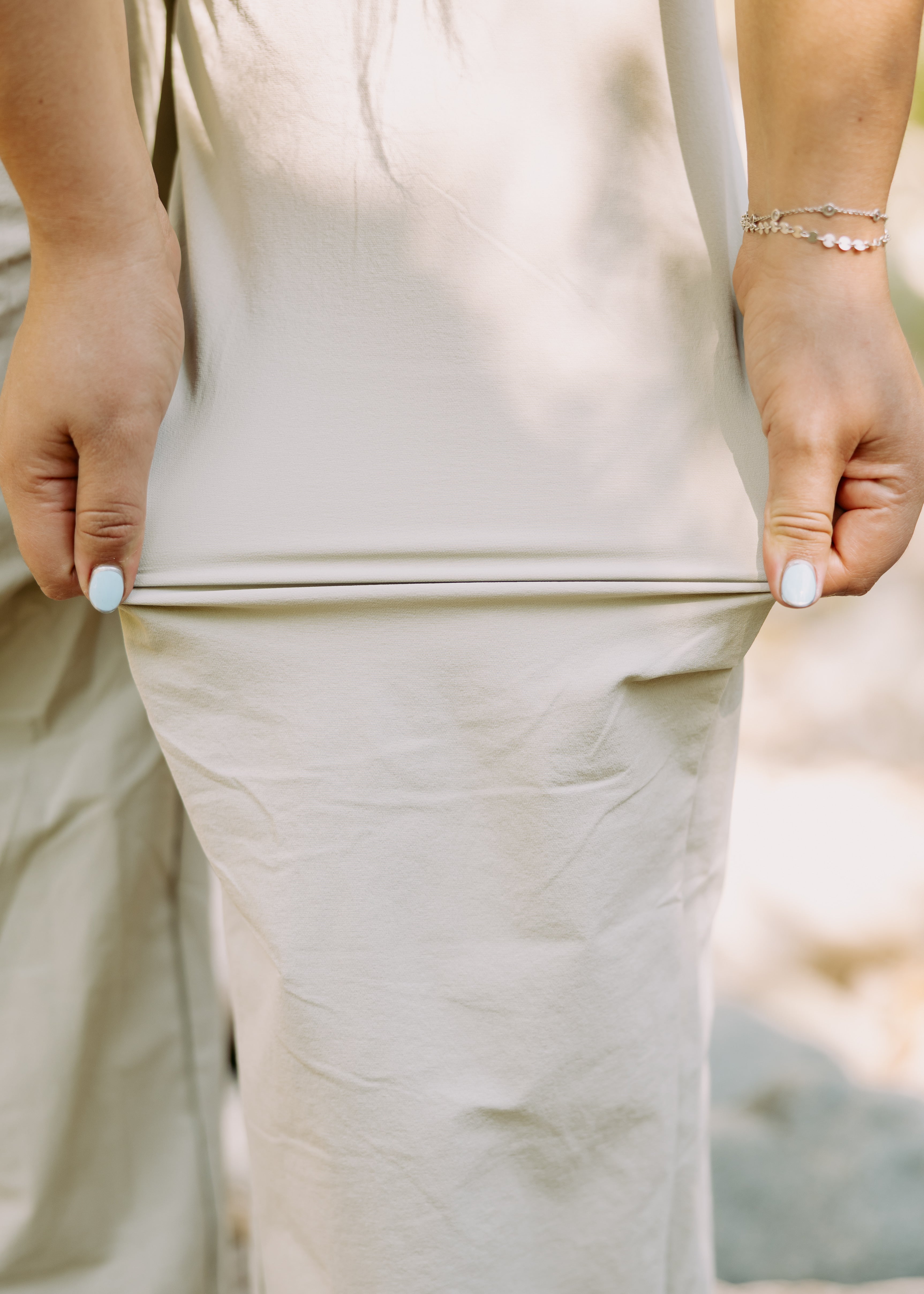 Women’s Stretch Fishing Pants – Cream