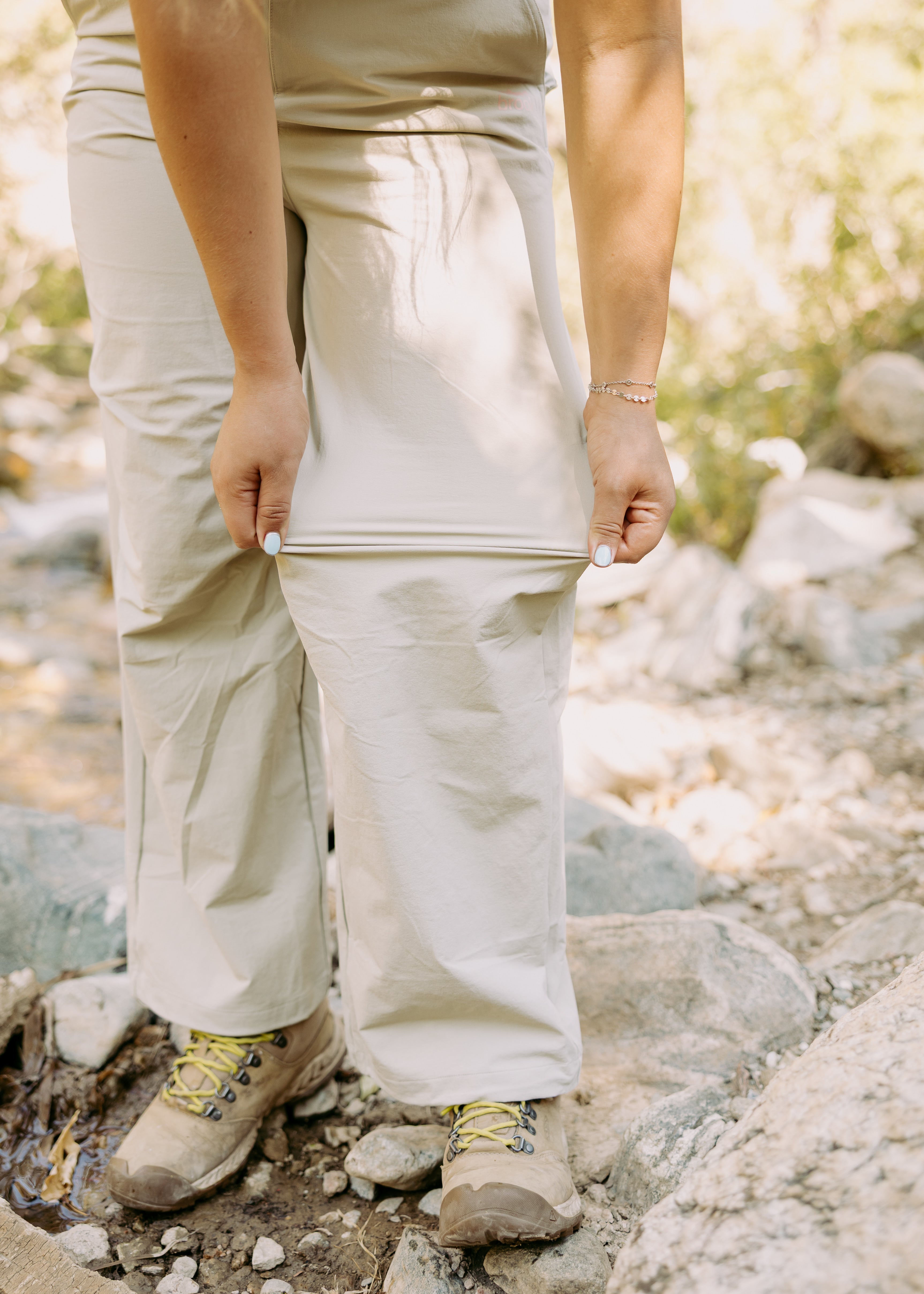 Women’s Stretch Fishing Pants – Cream