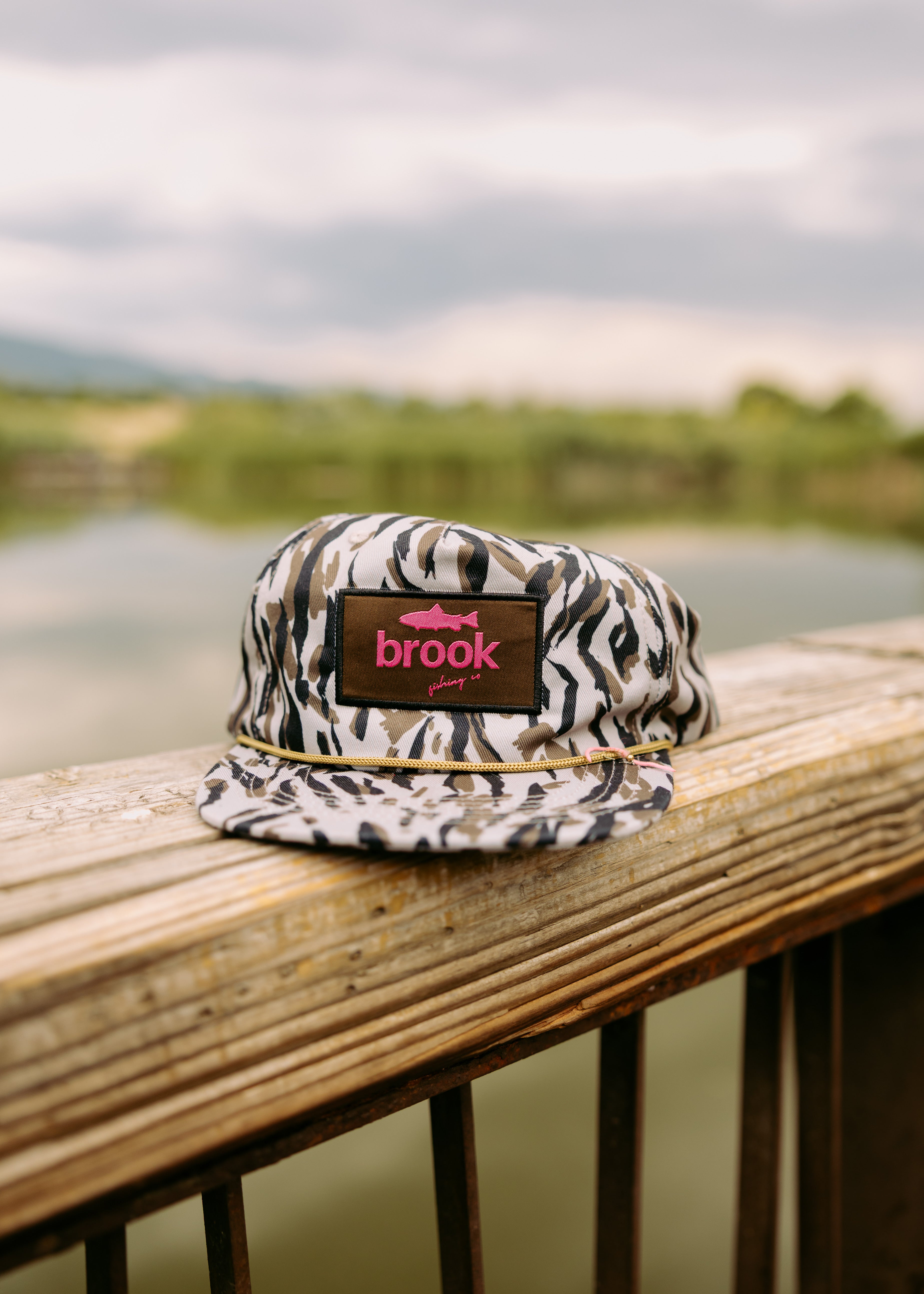 Brook Flat Brim Camo Hat