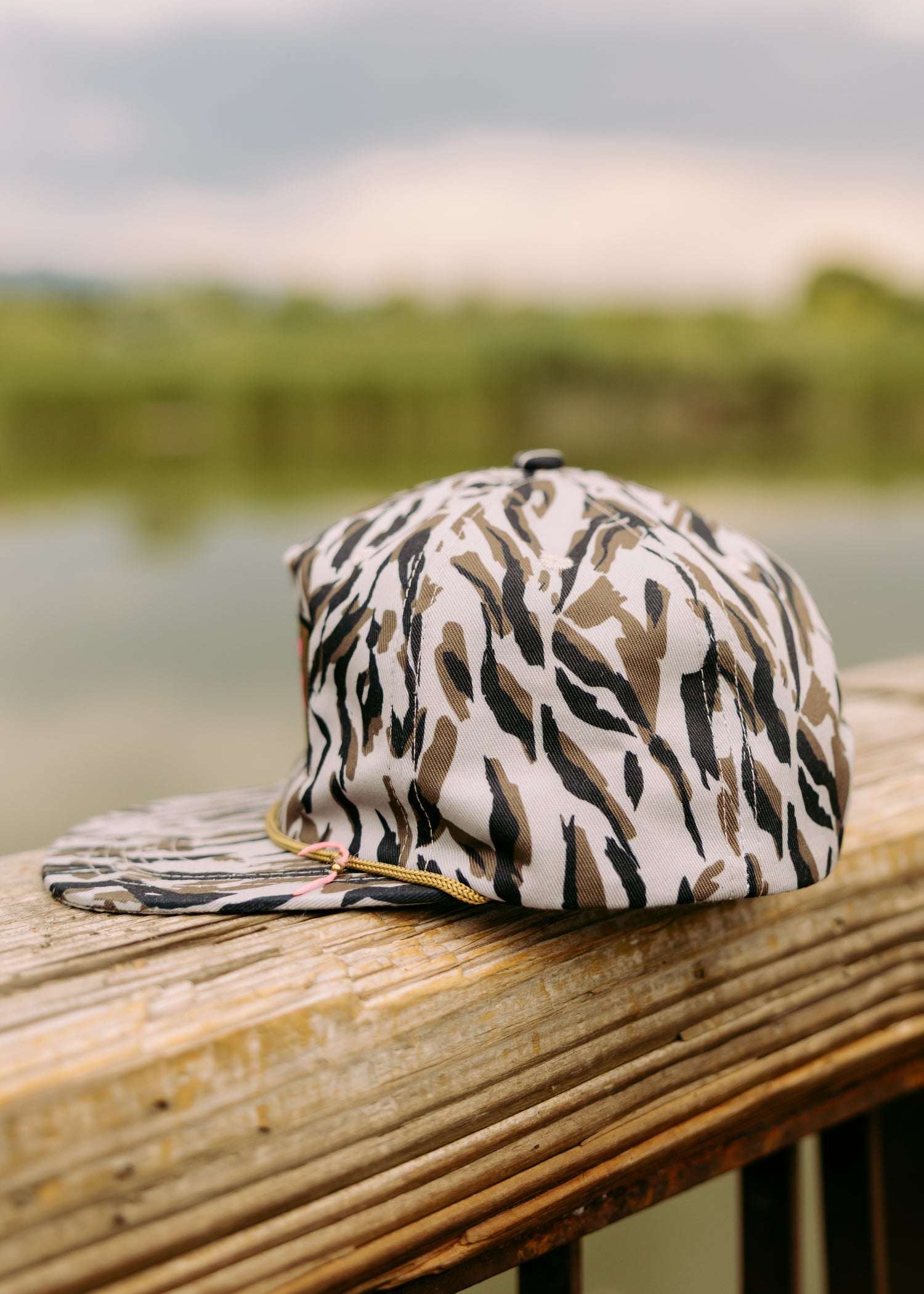 Brook Flat Brim Camo Hat