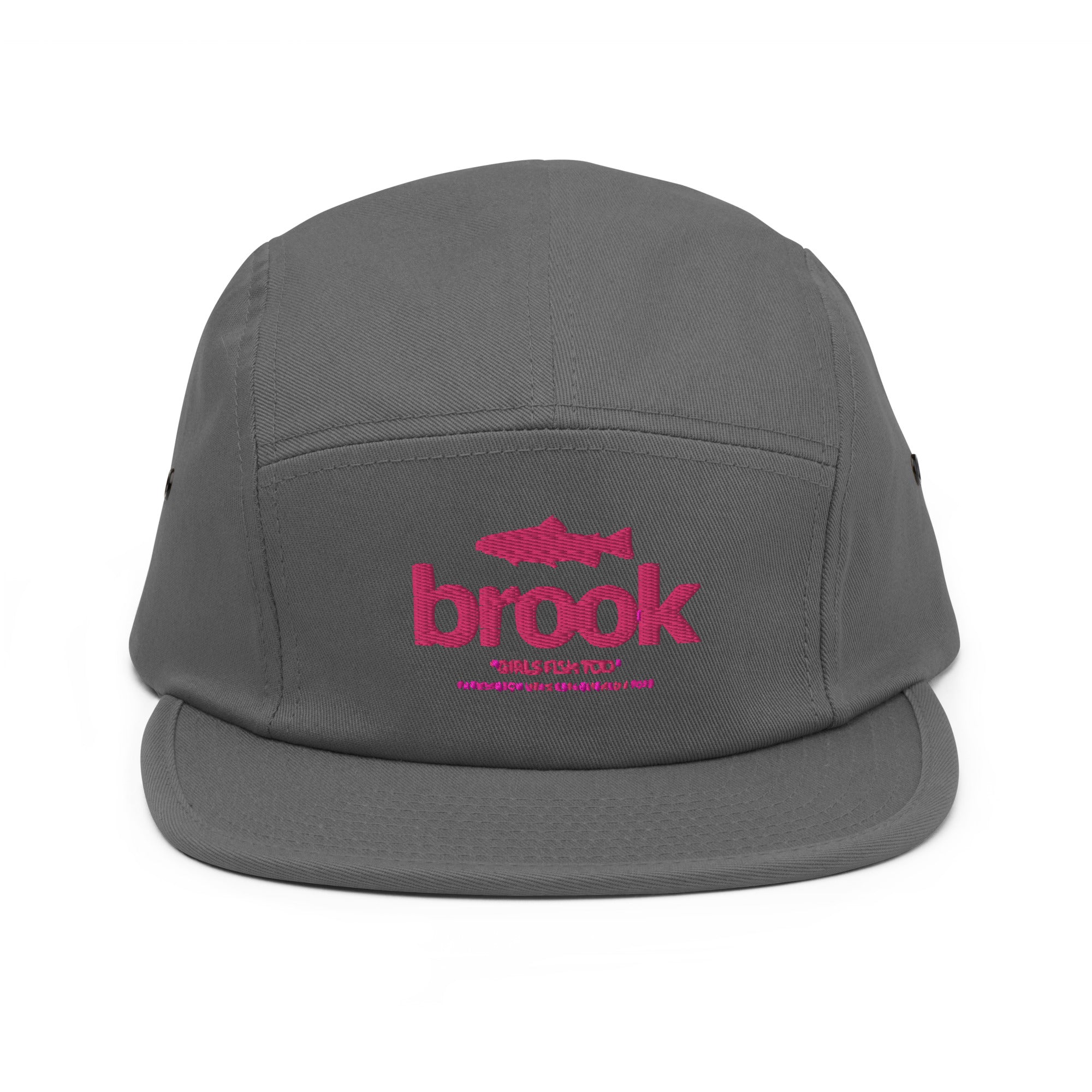Brook Camo Flat Brim Hat