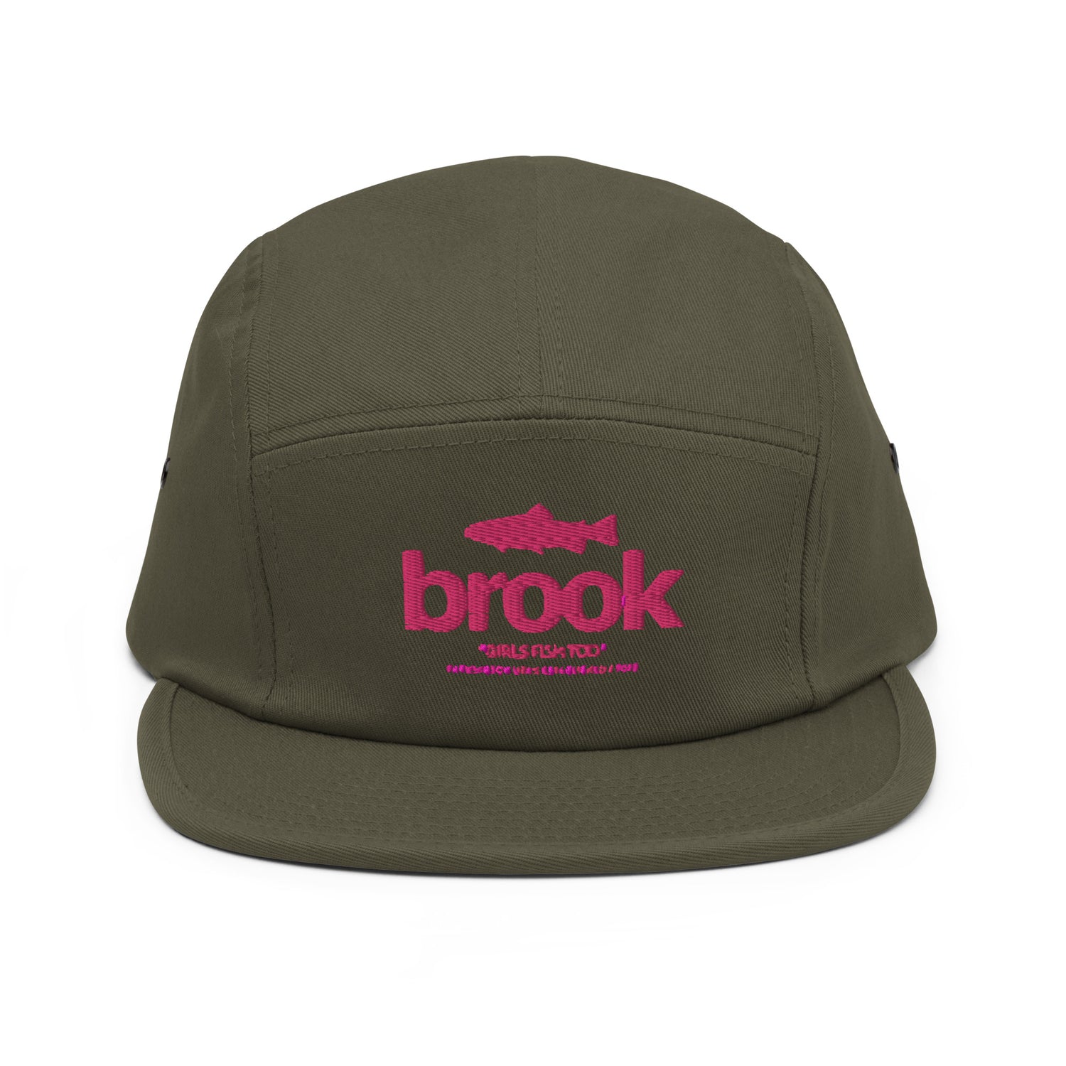 Brook Camo Flat Brim Hat