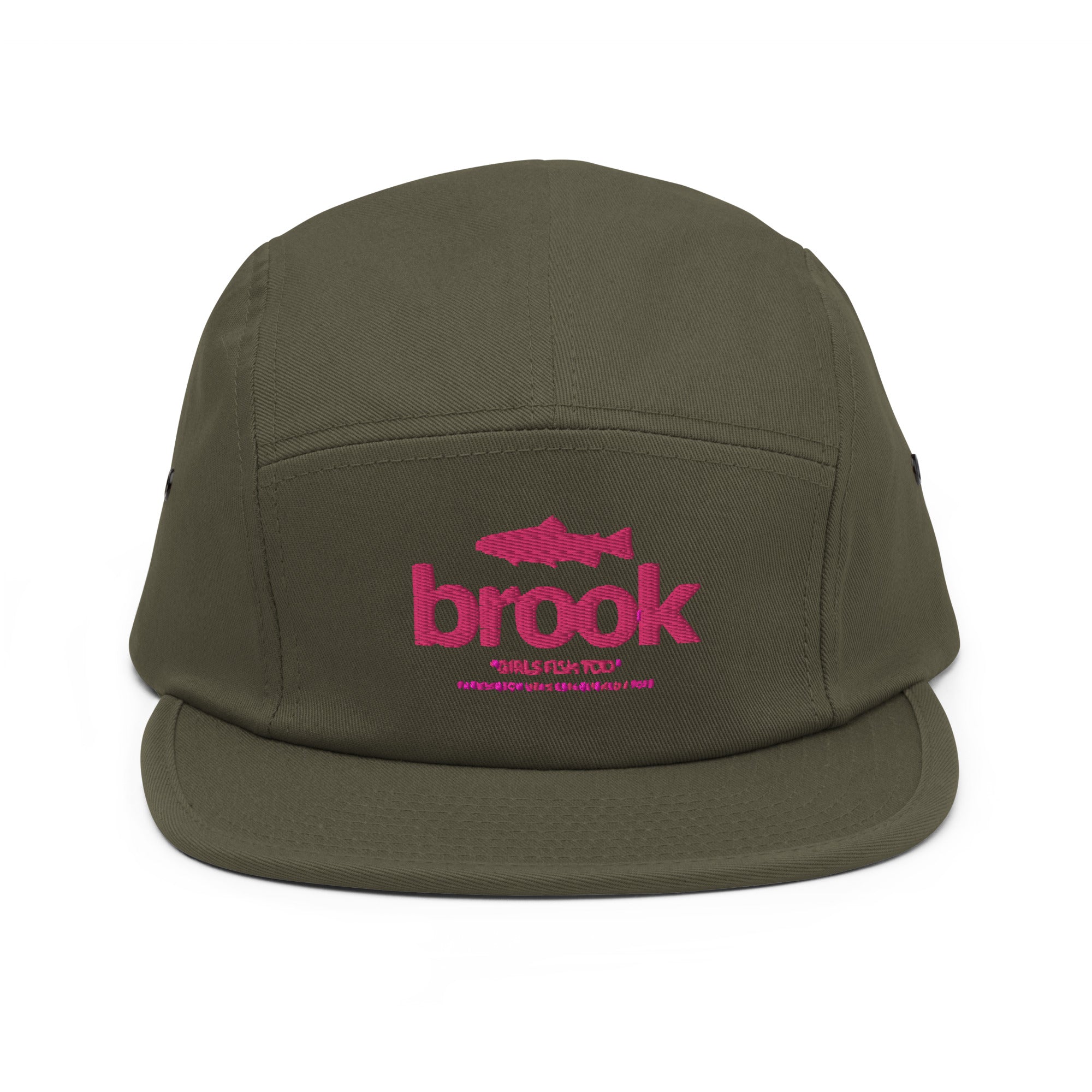 Brook Camo Flat Brim Hat
