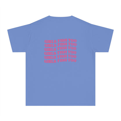 Girls Fish Too Youth Tee