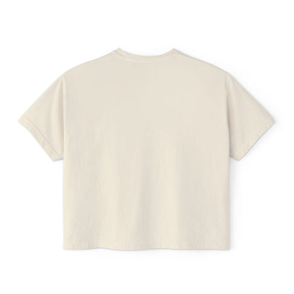 Fly Fishing Flies Boxy Tee — "brook" Graphic Women&