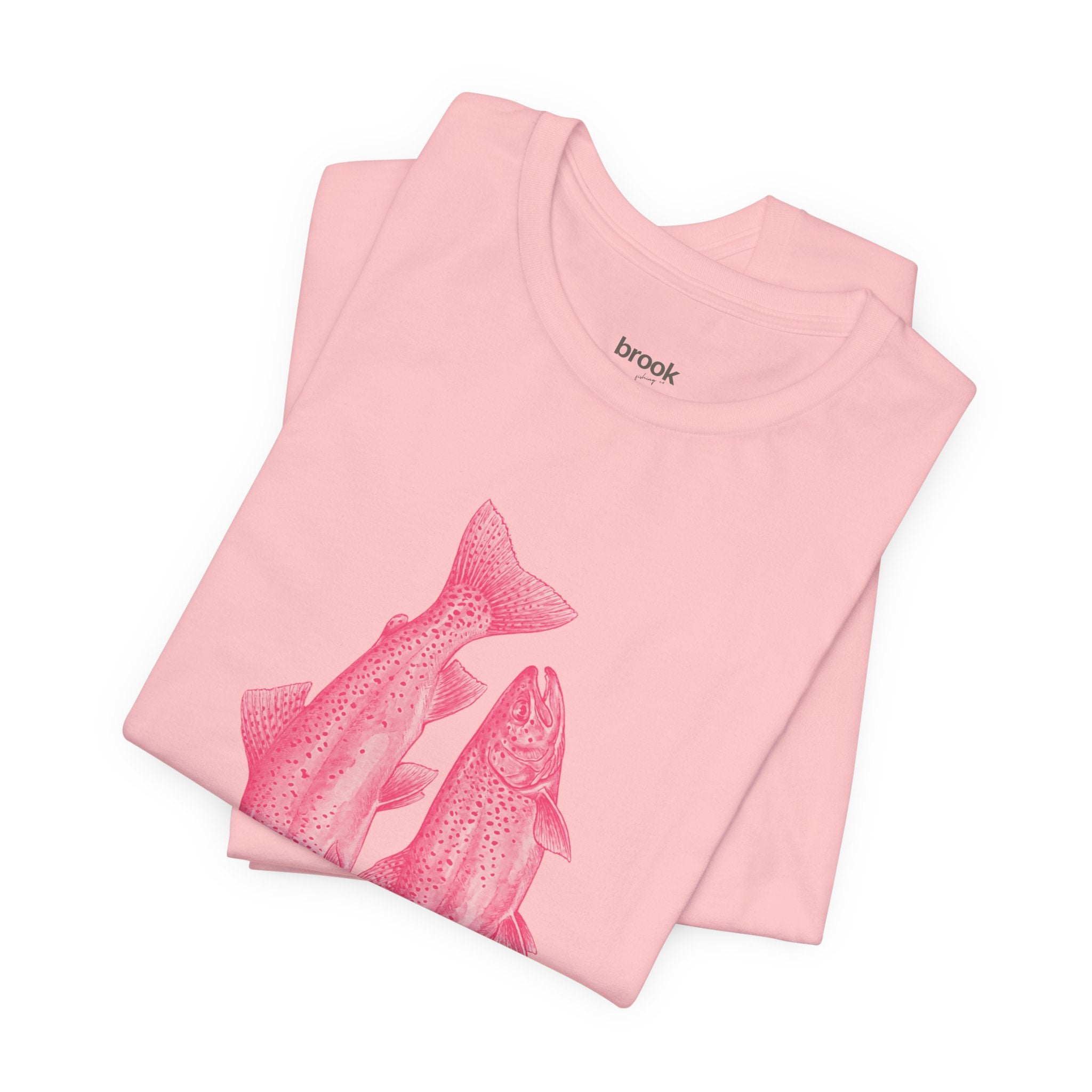 Pink on Pink Trout Womens Tee