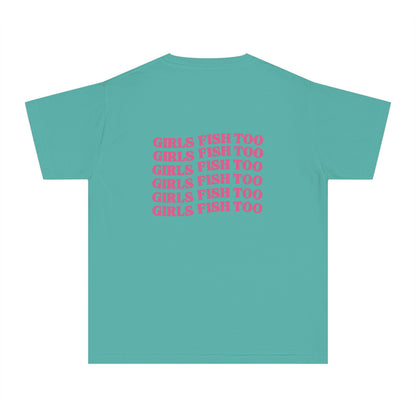 Girls Fish Too Youth Tee