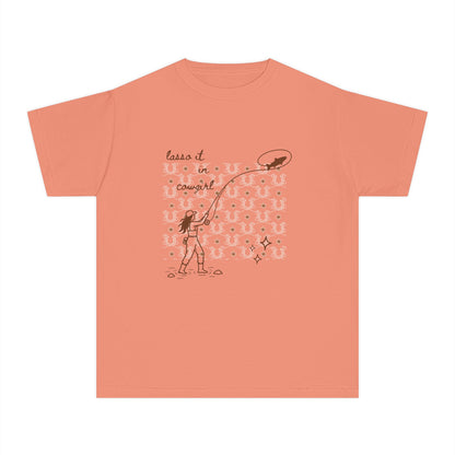 Lasso it in Cowgirl Fly Fishing T-Shirt
