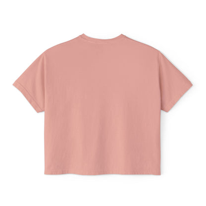 Fly Fishing Flies Boxy Tee — "brook" Graphic Women&