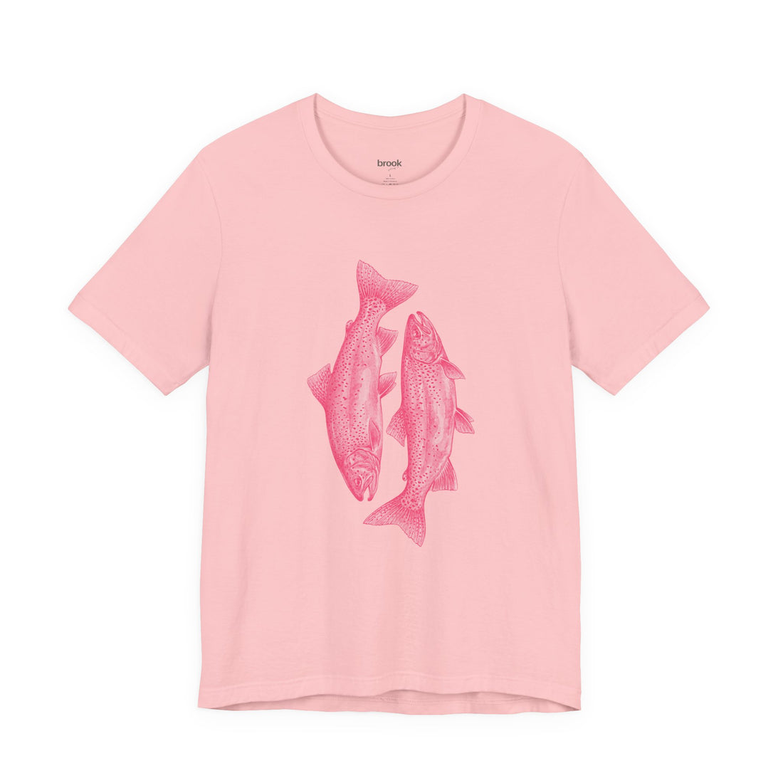 Pink on Pink Trout Womens Tee