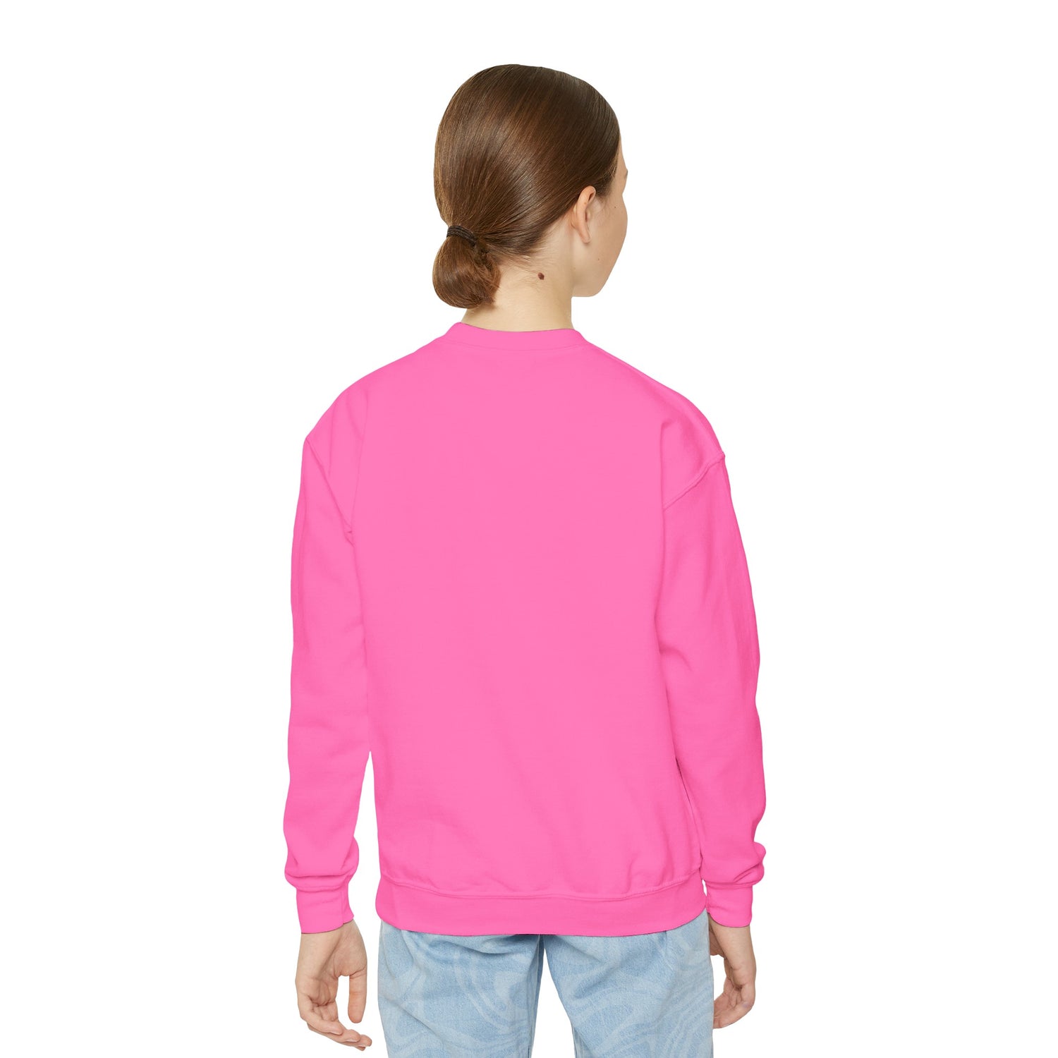 Girls Pink Fish Crewneck Sweatshirt