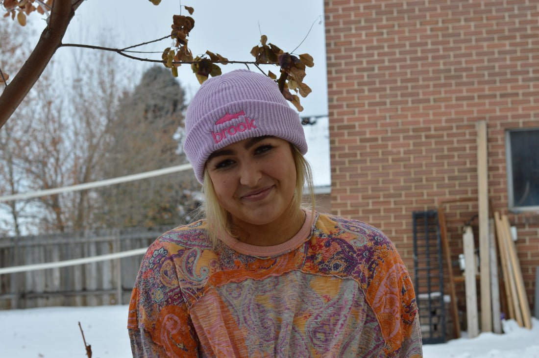 Brook Purple Beanie