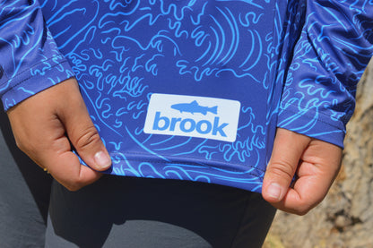 Breaker Blue Womens Fishing Sun Hoodie
