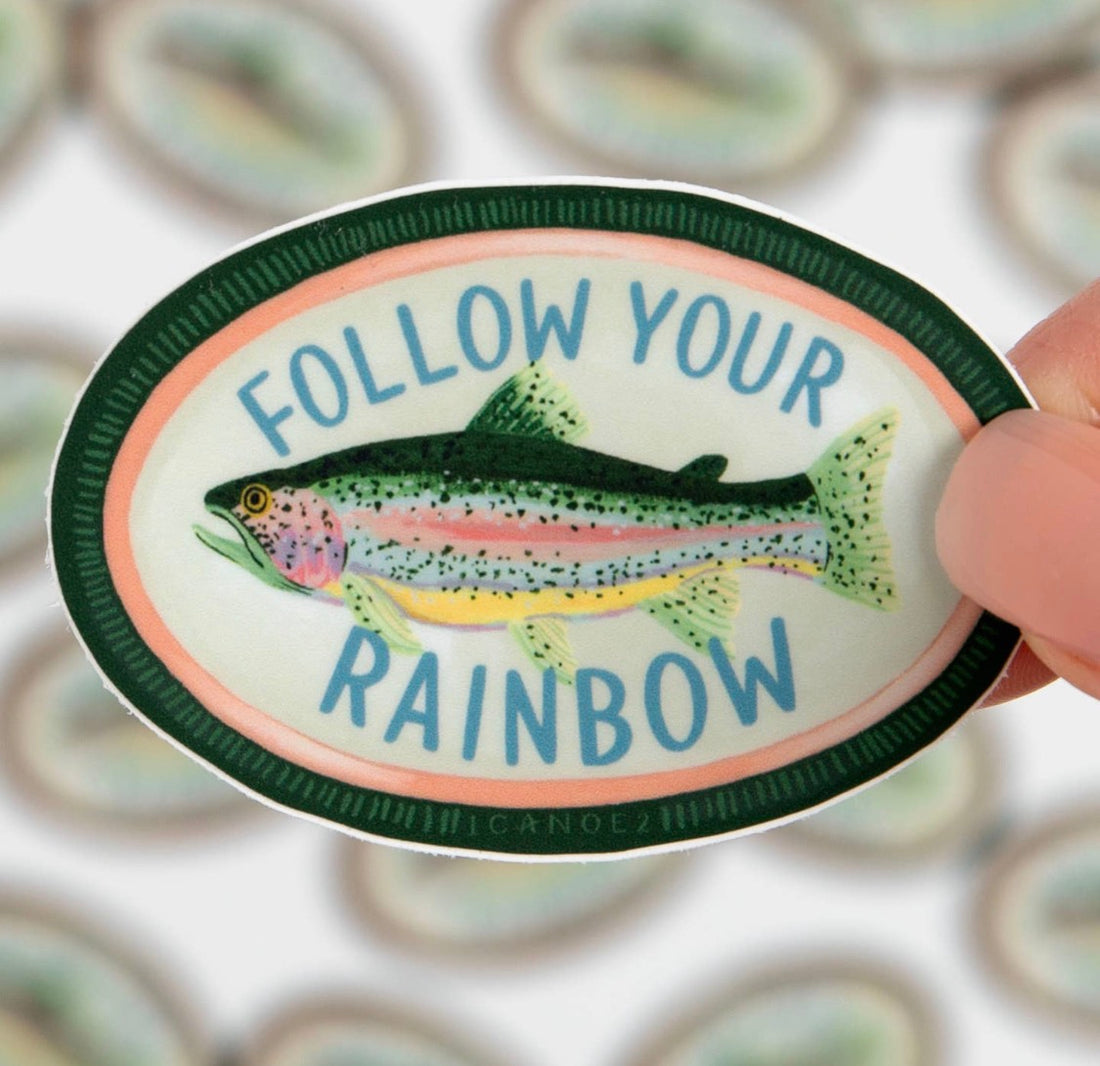 Follow Your Rainbow Sticker Decal