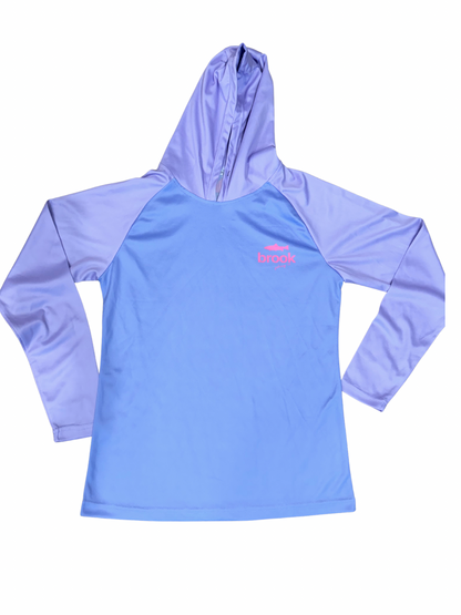 Purple Fishing Sun Hoodie