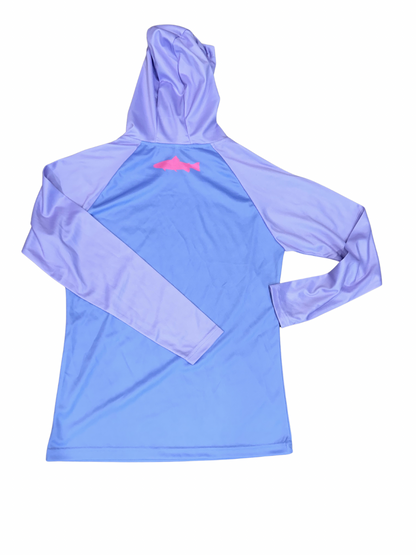 Purple Fishing Sun Hoodie