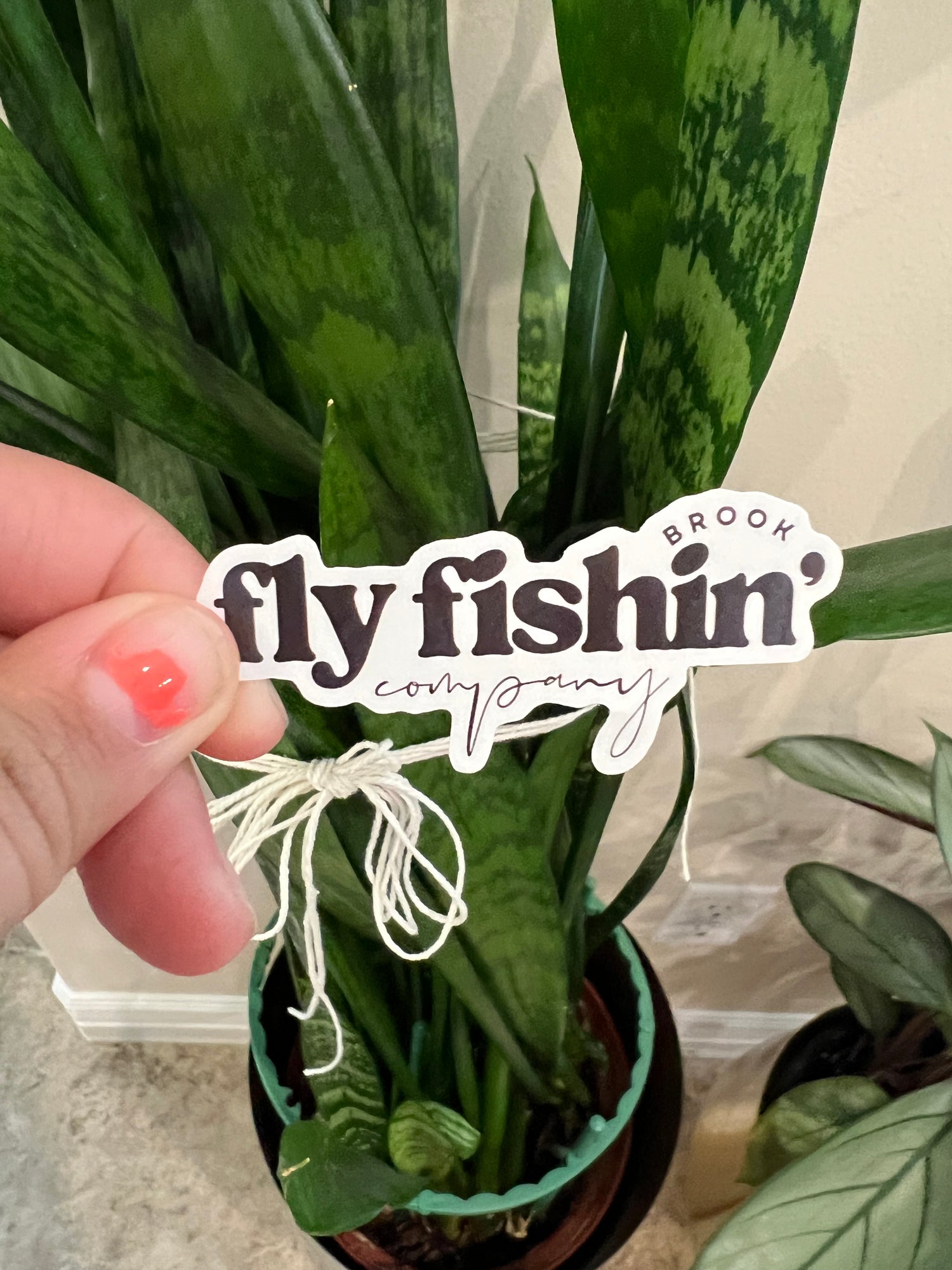 Brook Fly Fishing Sticker