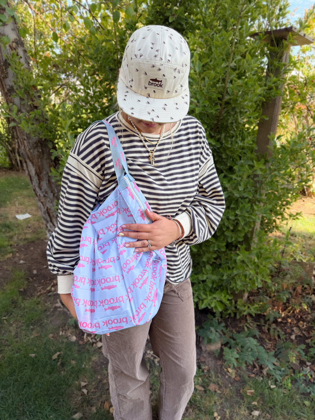 Fishing Hobo Foldable Bag