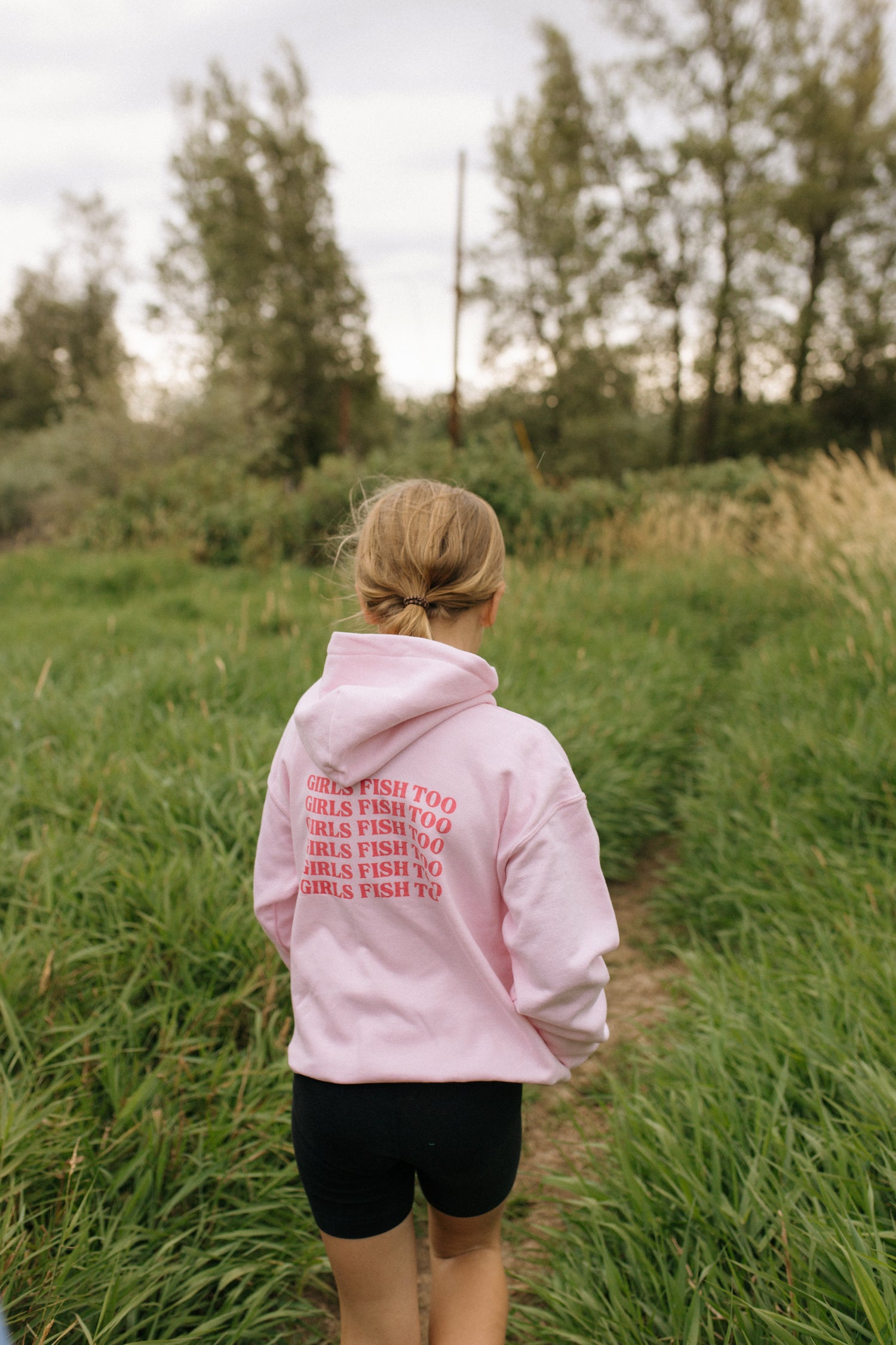 Youth Girls Fish Too Hoodie