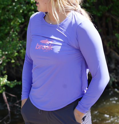 Purple SPF Fishing Long Sleeve