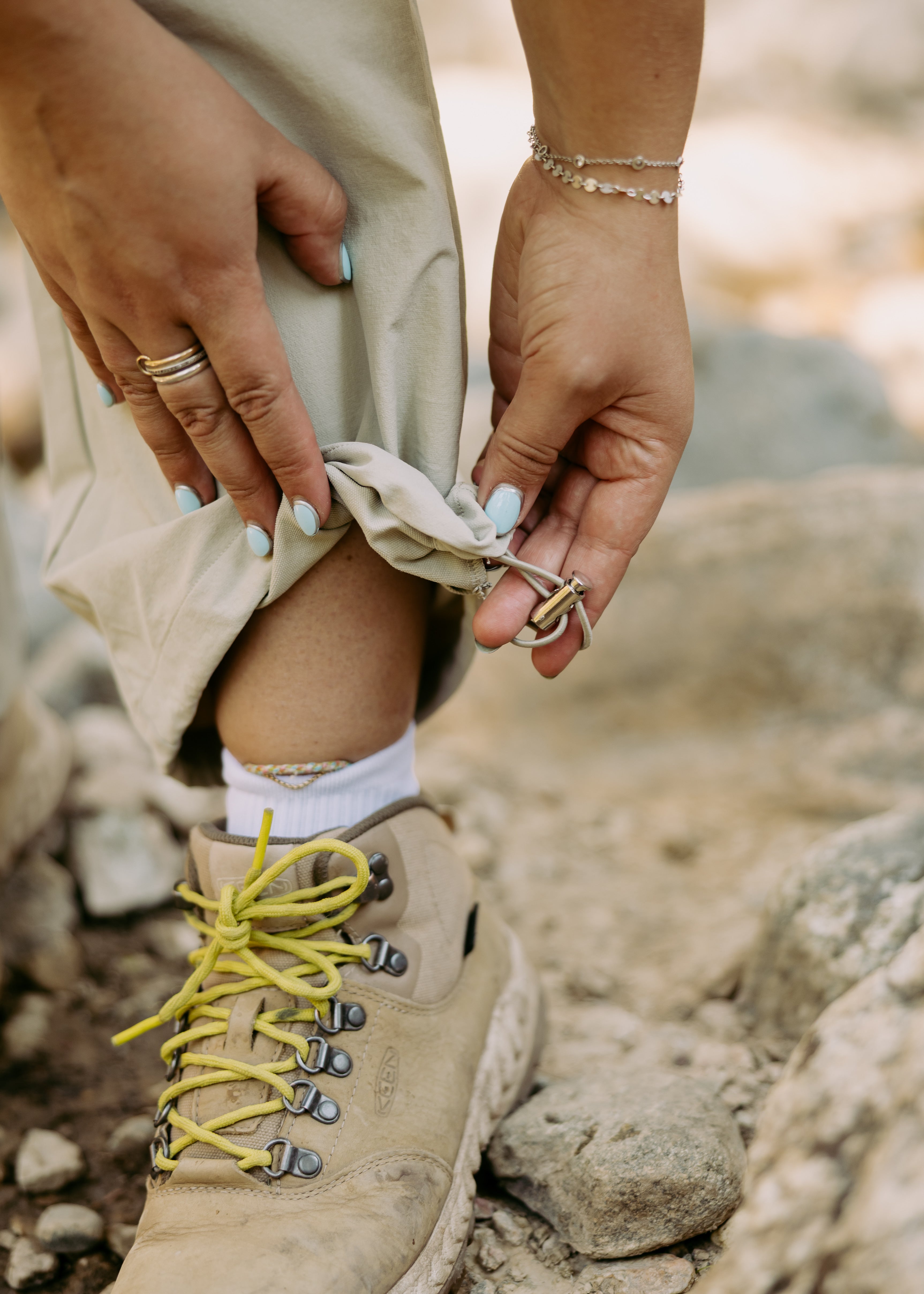 Women’s Stretch Fishing Pants – Cream