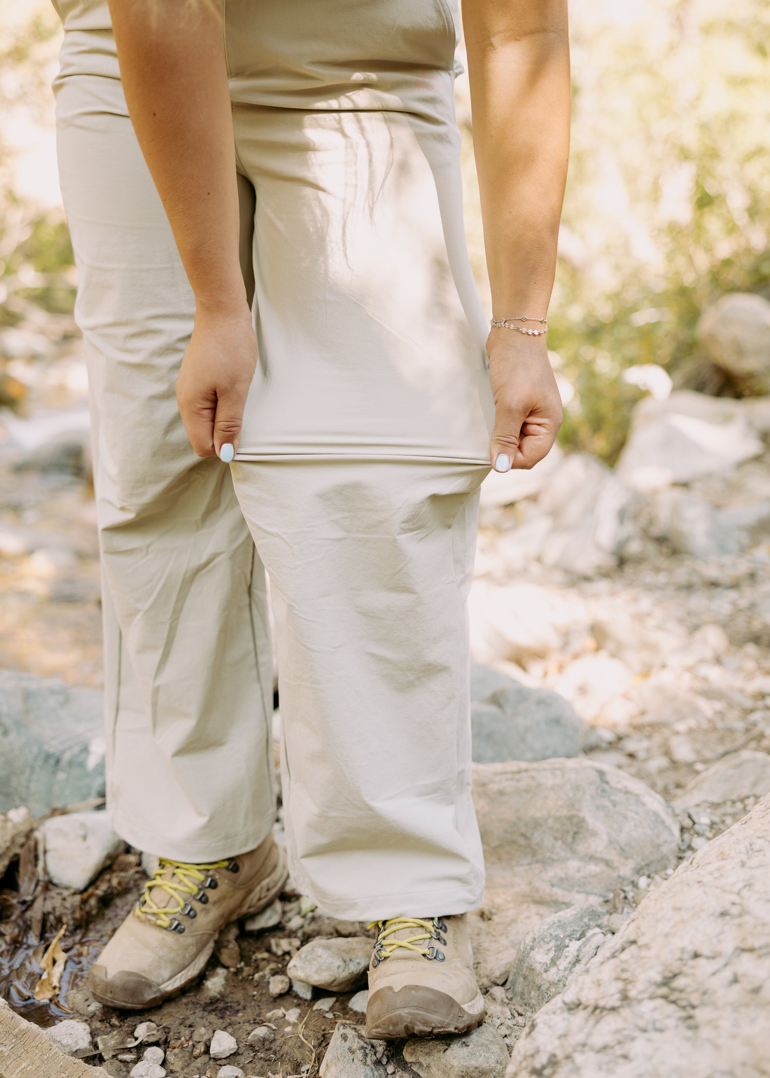 Women’s Stretch Fishing Pants – Cream