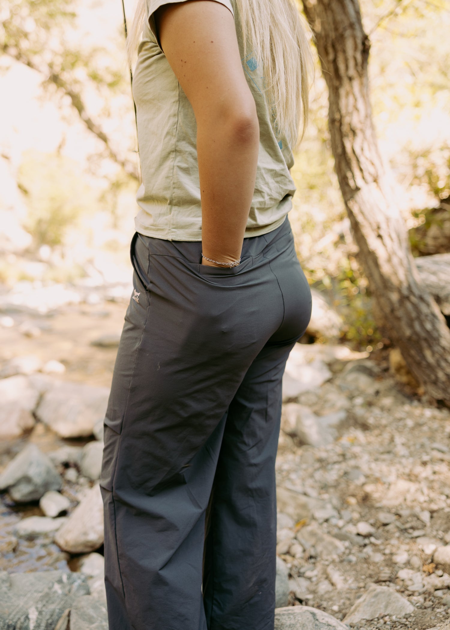Women’s Stretch Fishing Pants | Gray