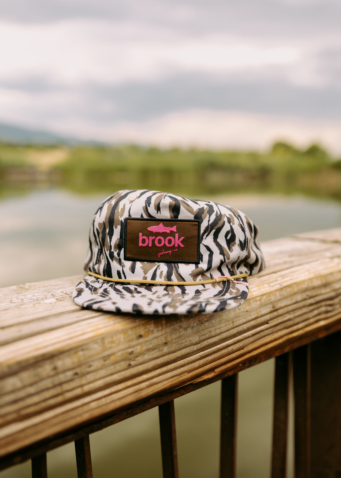 Brook Flat Brim Camo Hat