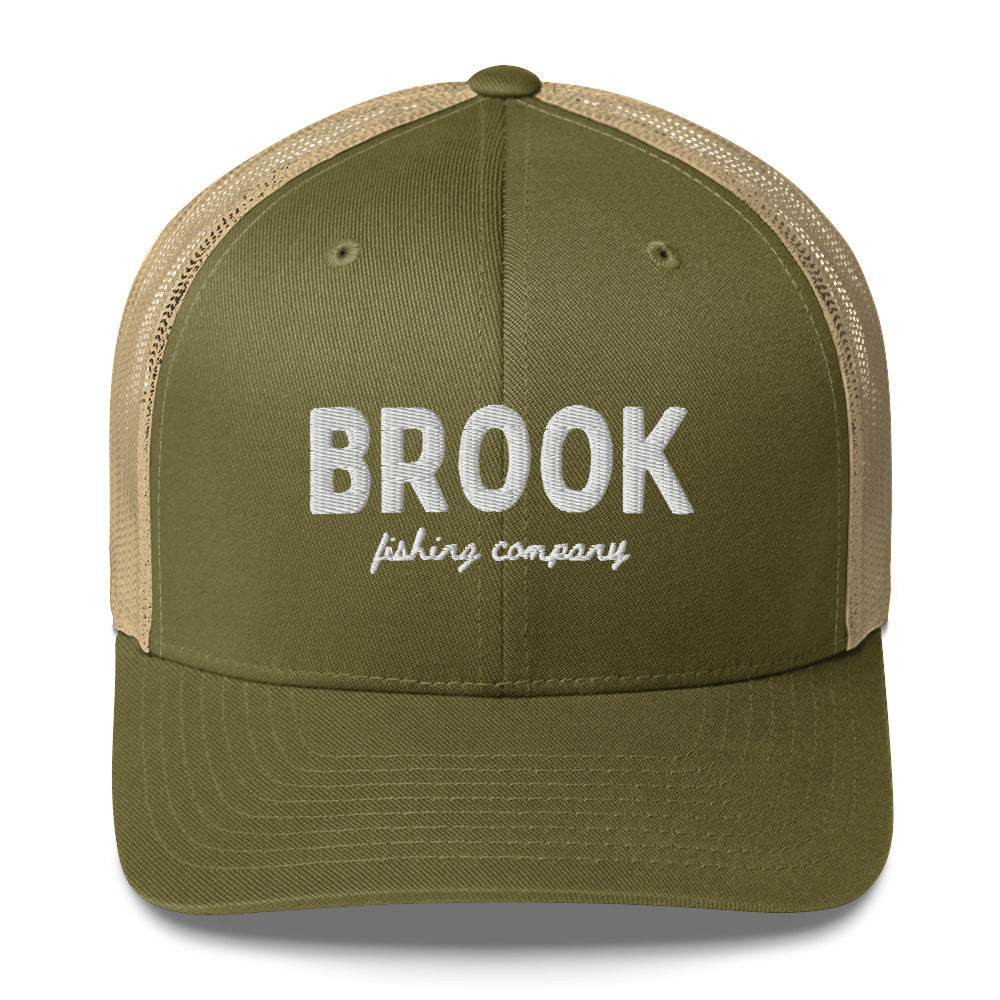 Brook Olive Trucker Cap