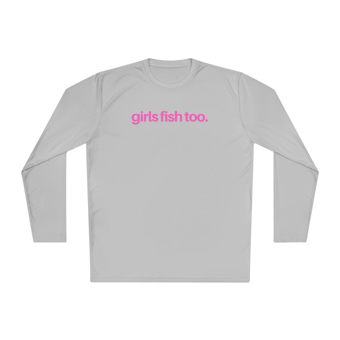 Girls Fish Too Long Sleeve Tech Tee